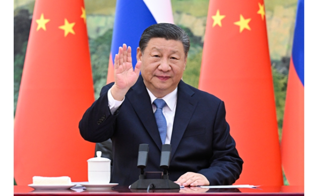 习近平同俄罗斯总统普京举行视频会晤