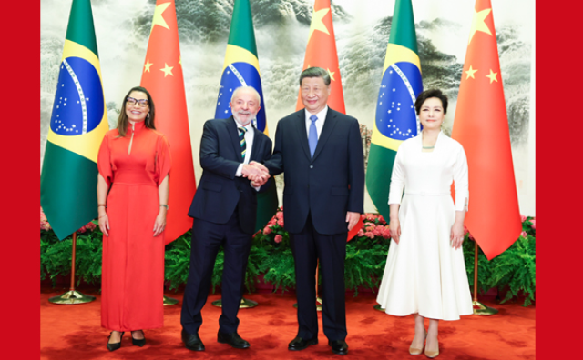 习近平同巴西总统卢拉会谈