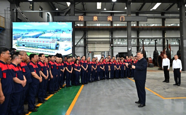 习近平在阳泉考察制造业企业发展